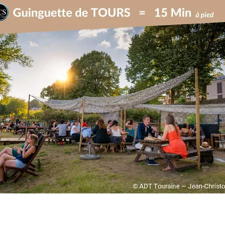 Ferienwohnung L'Etape Tourangelle Tours Exterior foto